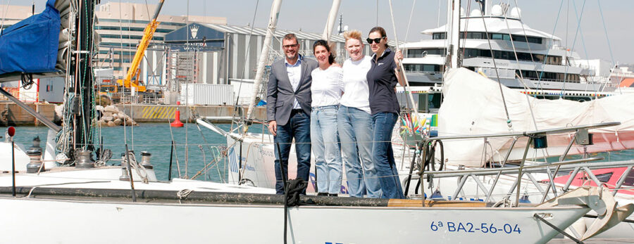 Presentem l’equip femení de regates que competirà a la Ruta de la Sal a bord del ‘Charisma’