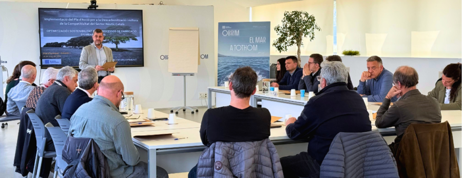 Primera sessió del grup d’innovació en el marc del Pla d’Acció de la Millora de la Competitivitat i la Descarbonització del sector nàutic català