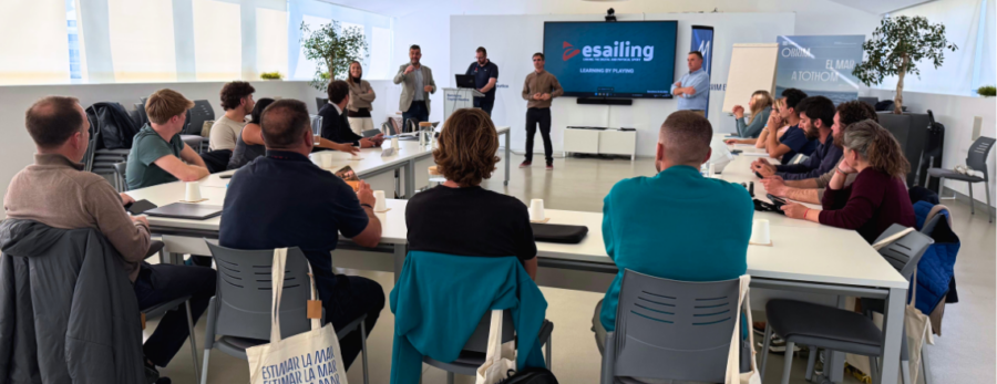 La Lliga Blava impulsa la vela virtual amb una nova eina formativa per a joves regatistes