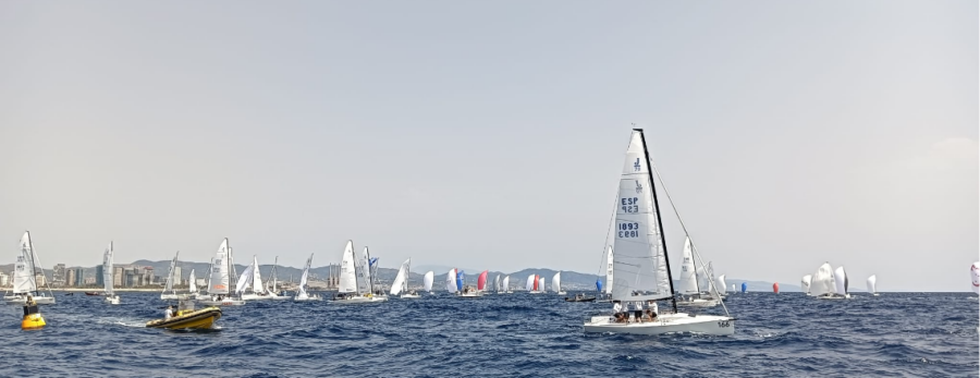 Barcelona acull el Campionat d’Europa de J/70 amb la participació de prop d’un centenar d’embarcacions